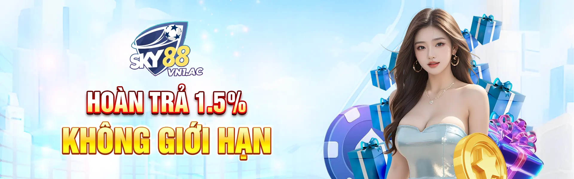 hoàn trả không giới hạn lên tới 1.5%