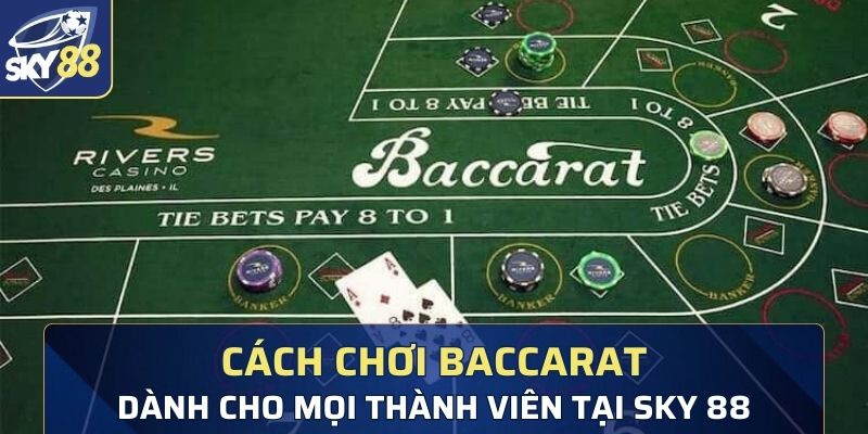 Cách chơi Baccarat dành cho mọi thành viên tại Sky 88