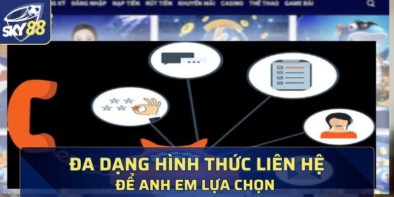 Đa dạng hình thức liên hệ giải đáp nhanh chóng vấn đề